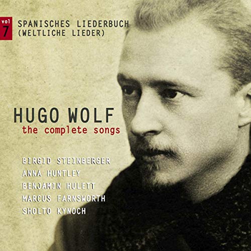 CD cover featuring a sepia-toned portrait of composer Hugo Wolf.