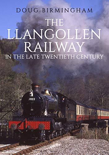 Book cover featuring a steam train on the Llangollen Railway.