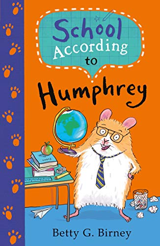 Book cover featuring Humphrey the hamster with school supplies.