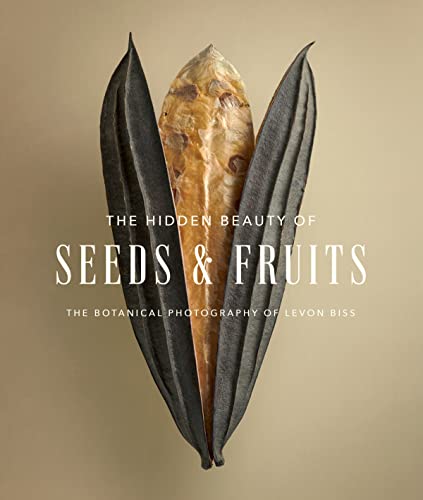 Book cover featuring a close-up botanical photograph of a seed pod against tan background.