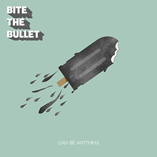 CD cover: a bitten popsicle with dripping liquid on teal background.