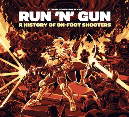 Book cover depicting a futuristic soldier amid robotic enemies and explosions.