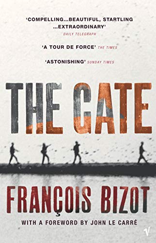 Book cover for “The Gate” by François Bizot, with silhouetted figures.