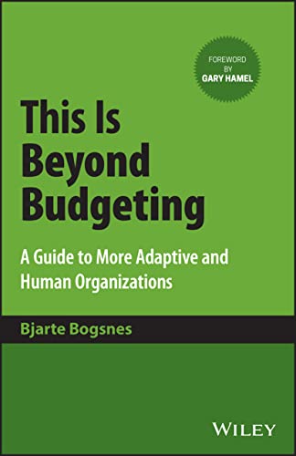 Green book cover with white text: "This Is Beyond Budgeting" by Bjarte Bogsnes.