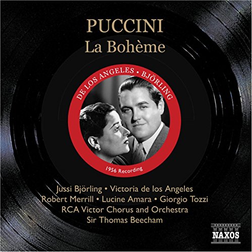 CD cover featuring a black and white portrait of two opera singers inside a circle.