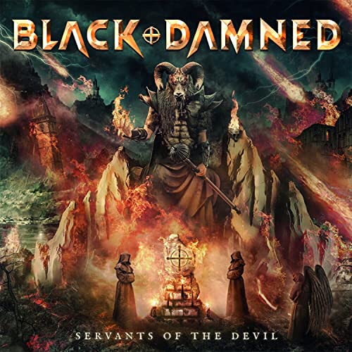 CD cover: demonic figure with castle backdrop and fiery imagery.