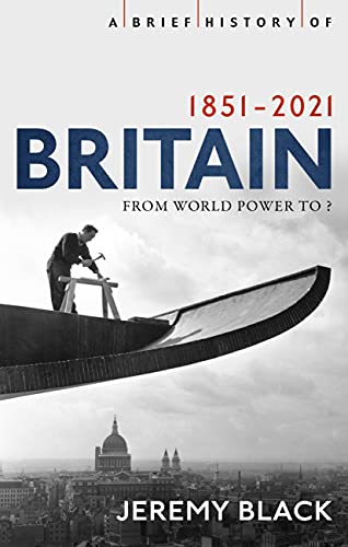 Book cover: "A Brief History of Britain 1851-2021" with a ship and London skyline.