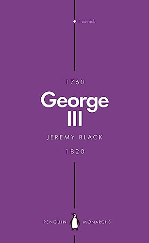Purple book cover with white text: "George III" by Jeremy Black, Penguin Monarchs.
