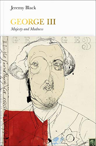Book cover: portrait of King George III with abstract background elements.