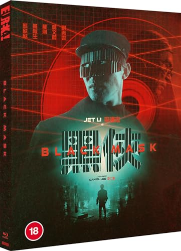 Blu-ray cover for "Black Mask" featuring Jet Li in a cap and visor.