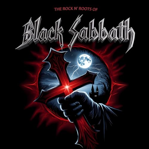 Black Sabbath album cover featuring a hand holding a red cross.