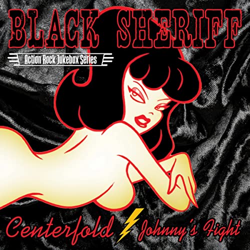 Vinyl cover art featuring a cartoon woman against a black textured background.