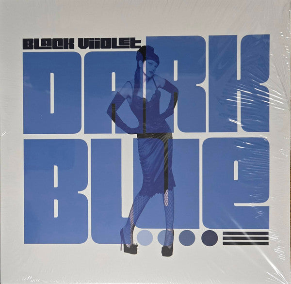 Vinyl record cover: "Dark Blue" by Black Viiolet, featuring a woman in blue.