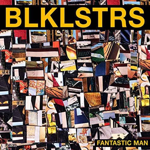Album cover for Blacklisters’ “Fantastic Man” with collage of fragmented photos.