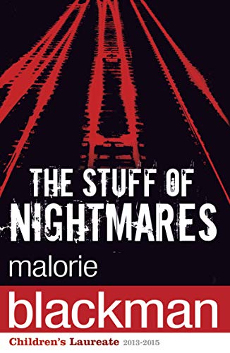 Book cover: red claw marks and white title "The Stuff of Nightmares.