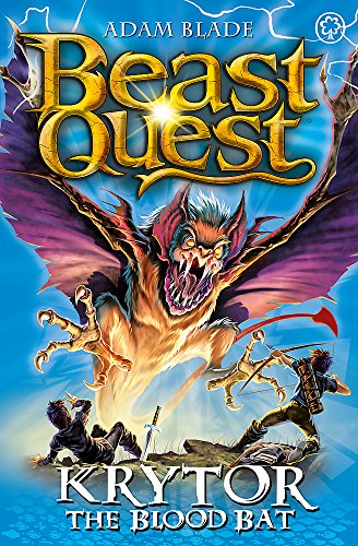 Book cover featuring a large, menacing bat and two adventurers.