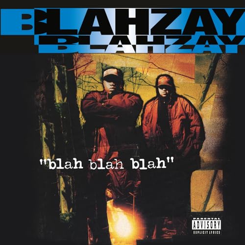 Album cover featuring two men in red jackets against a dark, textured background.