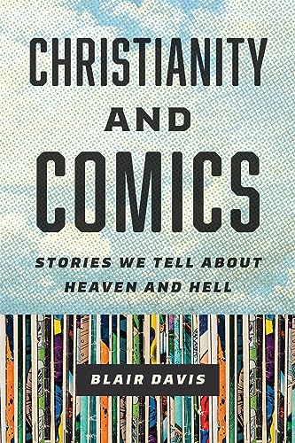 Book cover: "Christianity and Comics" with colorful comic strip background.