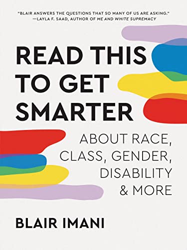 Book cover with colorful abstract shapes and bold text: "Read This to Get Smarter.