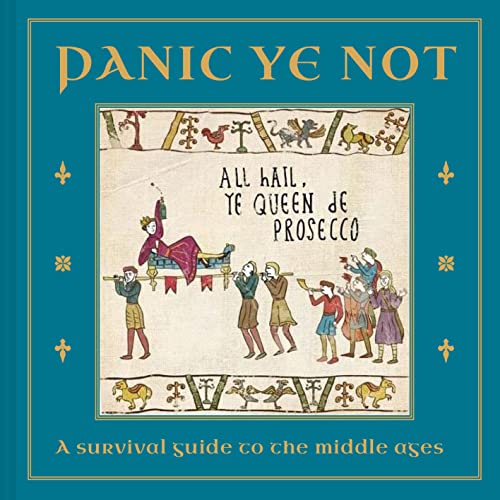 Book cover depicting a medieval procession carrying a woman on a palanquin.