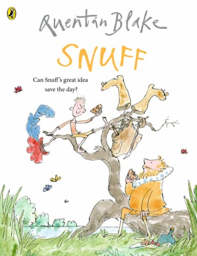 Book cover: "Snuff" by Quentin Blake, featuring a boy and fantastical creatures.