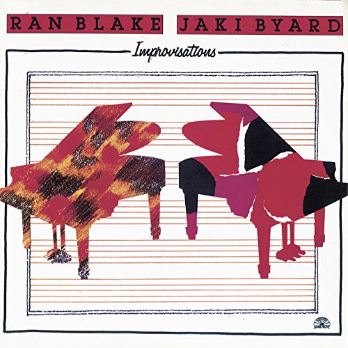 CD cover for Ran Blake’s “Improvisations” featuring abstract piano imagery.