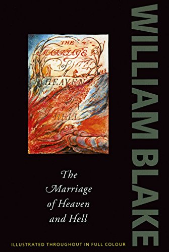 Book cover: "The Marriage of Heaven and Hell" by William Blake, illustrated.