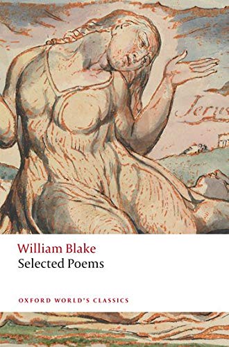 Book cover: William Blake’s “Selected Poems” with a figure drawing.