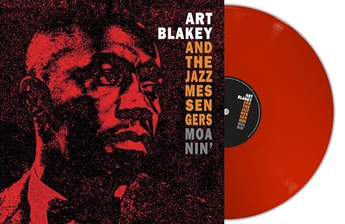 Art Blakey & The Jazz Messengers “Moanin’” red vinyl record.