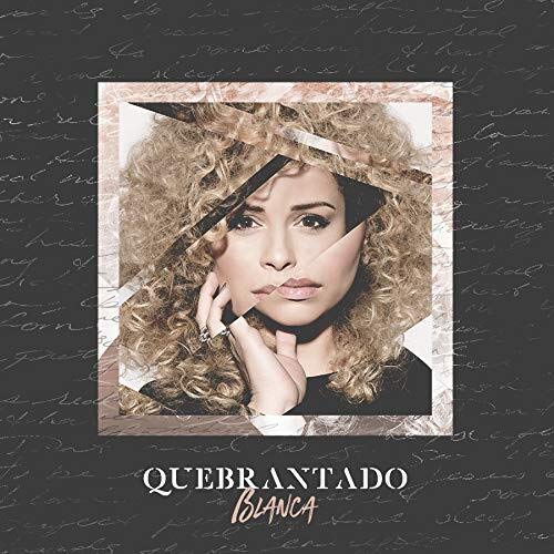 CD cover: Woman with curly hair partially obscured by shattered glass.