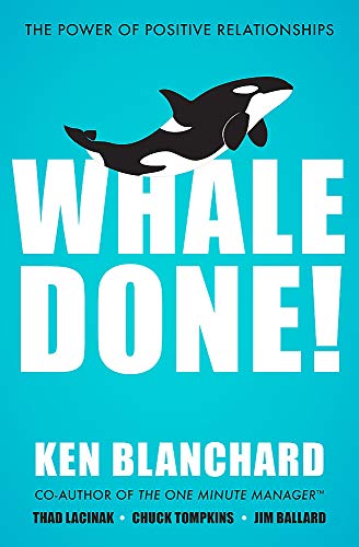 Book cover: "Whale Done!" with an orca leaping above large white text.