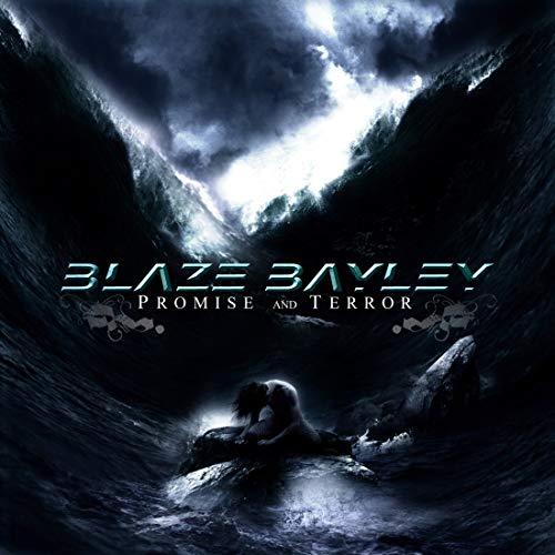 Blaze Bayley album cover: stormy waves with a lone figure below.