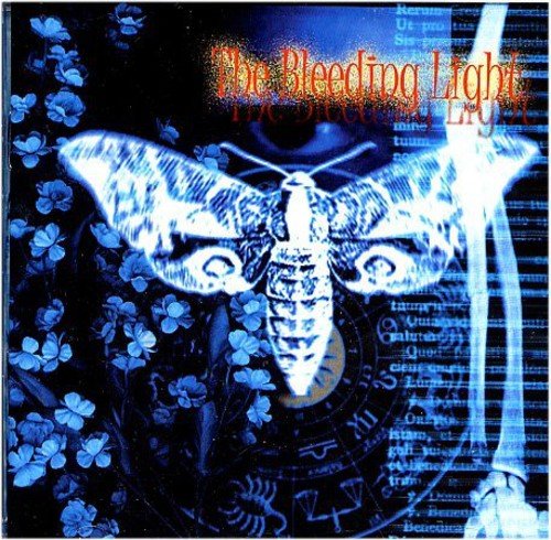 CD cover with a moth over a human face and floral background.