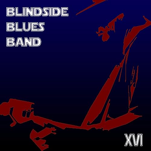 CD cover with red abstract shapes on a dark blue background and white text.