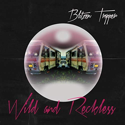 Album cover showing a mirrored image of a camper van inside a circular frame.