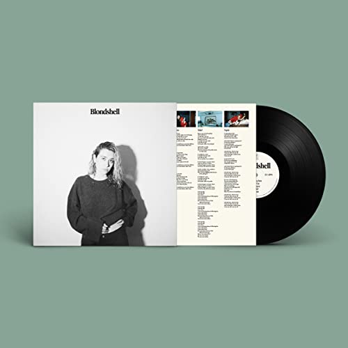Blondshell vinyl record with album cover featuring a woman's portrait.