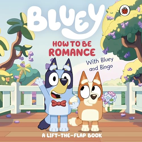 Bluey and Bingo on the cover of a lift-the-flap children’s book.