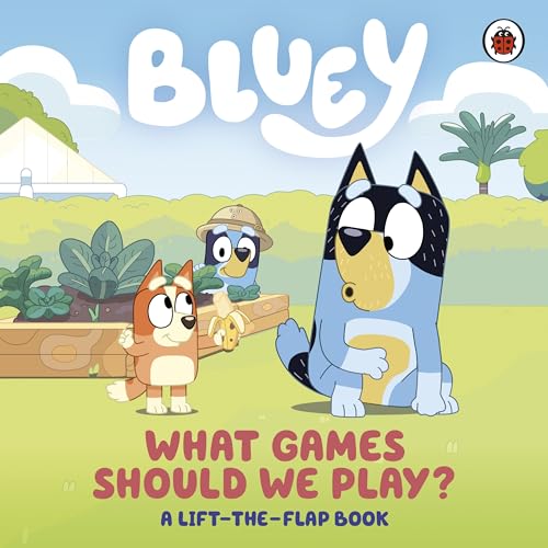 Bluey and Bingo from the children’s show on a book cover.