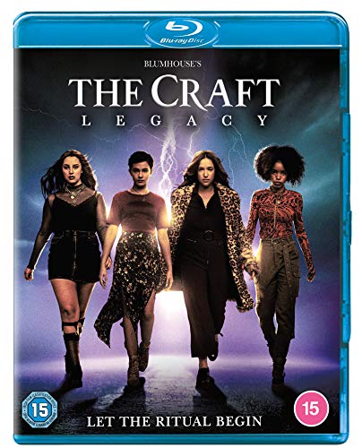 Blu-ray cover for The Craft: Legacy featuring four women walking forward.