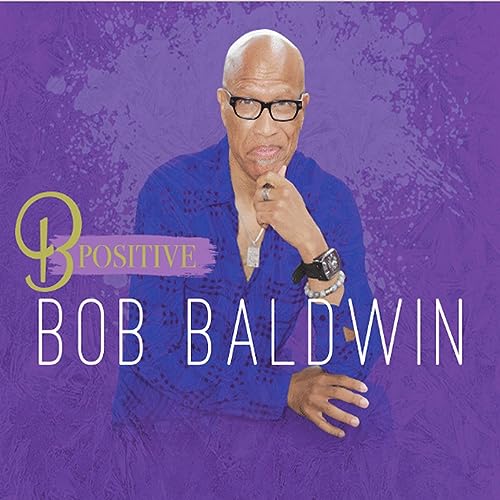 Bob Baldwin album cover, featuring a portrait of the artist in blue.