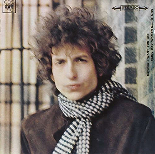 Bob Dylan portrait from the "Blonde on Blonde" album cover.