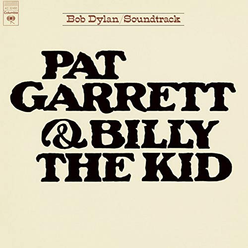 Beige album cover with bold, dark text: "Pat Garrett & Billy The Kid.