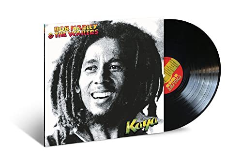 Bob Marley & The Wailers "Kaya" vinyl record with portrait cover.