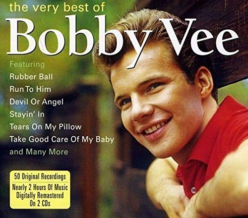 CD cover of Bobby Vee, smiling, with song list text.