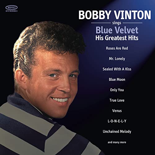 Album cover featuring a portrait of Bobby Vinton against a dark blue background.