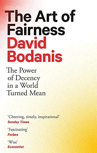 Book cover: "The Art of Fairness" by David Bodanis, red and white text.