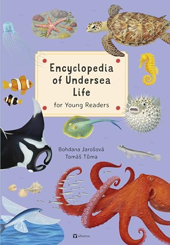 Book cover with illustrations of various marine animals and the title.