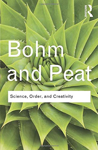 Book cover: green succulent background, white text “Bohm and Peat”, Routledge Classics.