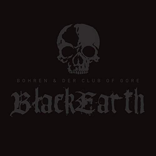 Black album cover with a skull illustration and gothic text.