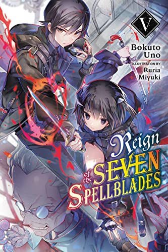 Novel cover featuring two anime-style characters with swords and magical effects.